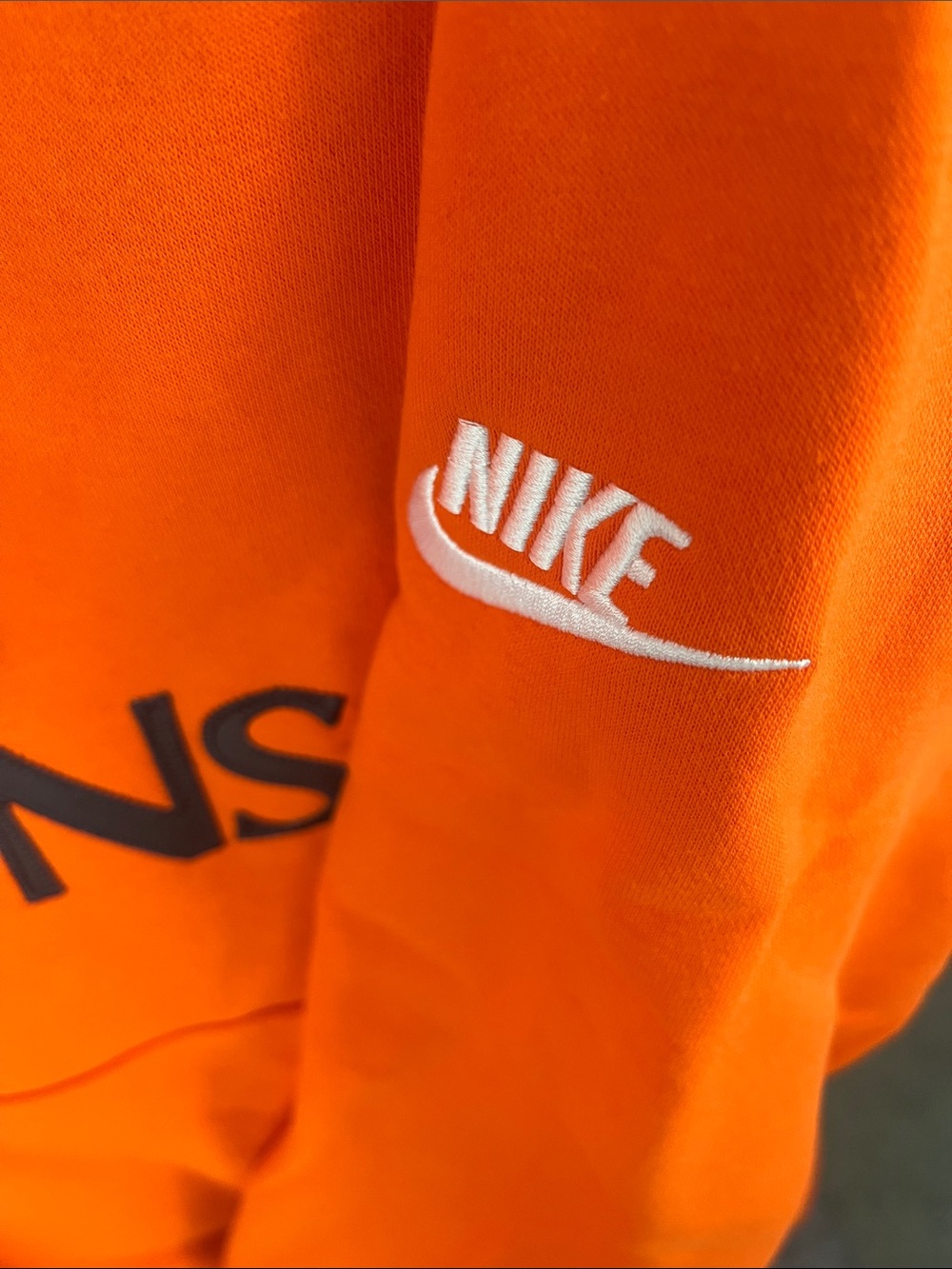 Nike Orange Browns Logo Hoodie - Picture 4 of 4